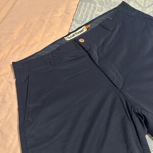 TAILOR VINTAGE Men’s Navy Stretch/Shine Chinos Slim Fit Sz 36x32